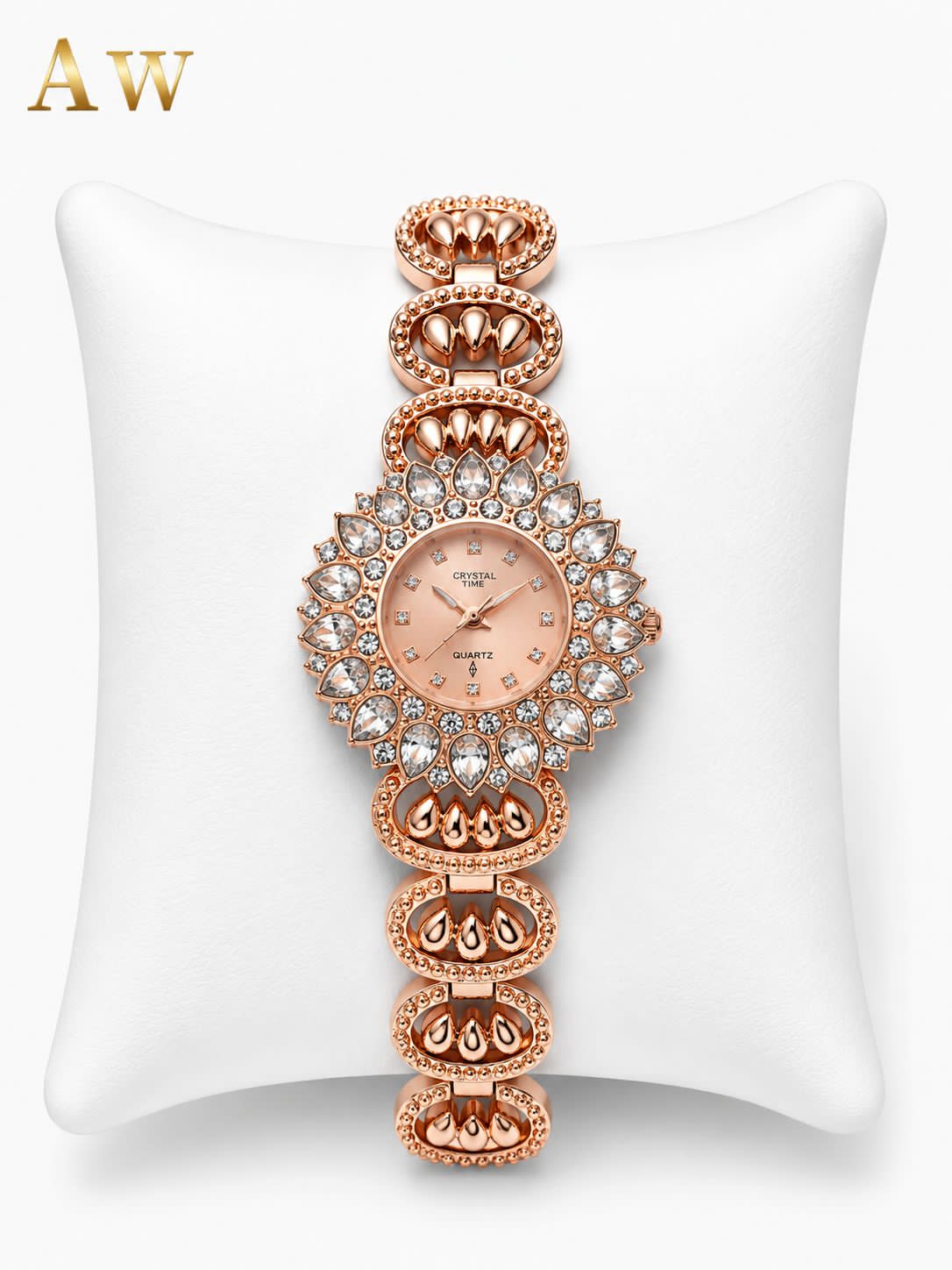 Crystal Time Ladies Watch.